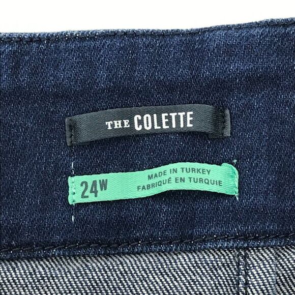 Maeve x Anthro The Colette High Rise Stretch Denim Shorts Women's Plus 24W NWT - Picture 8 of 11